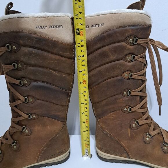 Helly Hansen Waterproof SKULD 3 Lace Up Lined Winter Boots Cornstalk/Slate Sz 6 - Picture 6 of 17